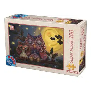 Puzzle - Owls - 100 Piese - 2-0