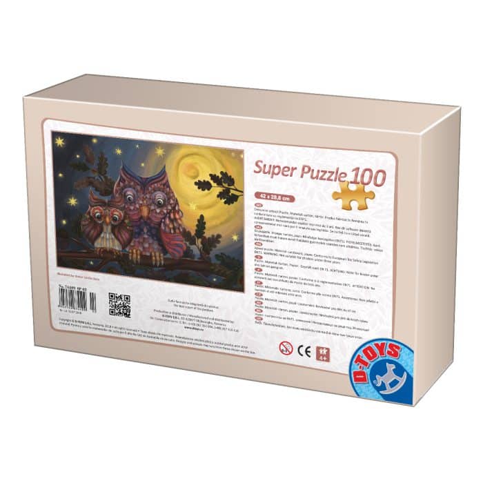 Puzzle - Owls - 100 Piese - 2-25230