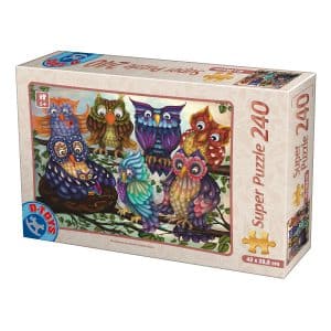 Puzzle - Owls - 240 Piese - 1-0