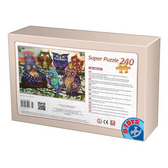 Puzzle - Owls - 240 Piese - 1-25305