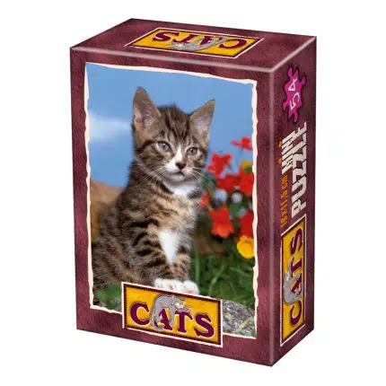 Mini Puzzle - Foto - Cats - 54 Piese - 1-0