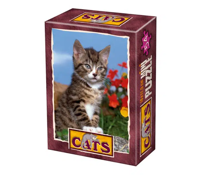 Mini Puzzle - Foto - Cats - 54 Piese - 1-0