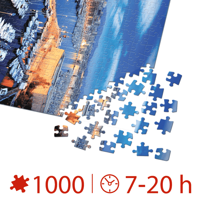 Puzzle adulți 1000 piese Peisaje de zi - Marseille, Franța-35529