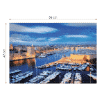 Puzzle adulți 1000 piese Peisaje de zi - Marseille, Franța-35532