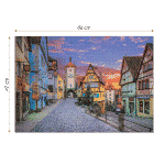 Puzzle adulți 1000 piese Peisaje de zi - Rothenburg, Germania-35539