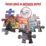 Puzzle adulți 1000 piese Peisaje de zi - Rothenburg, Germania-35537