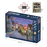 Puzzle adulți 1000 piese Peisaje de zi - Rothenburg, Germania-0