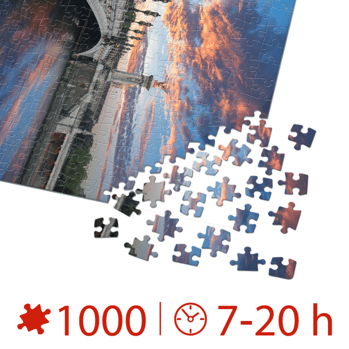 Puzzle adulți 1000 piese Peisaje de zi - Podul Alexandru al III-lea, Paris-35542