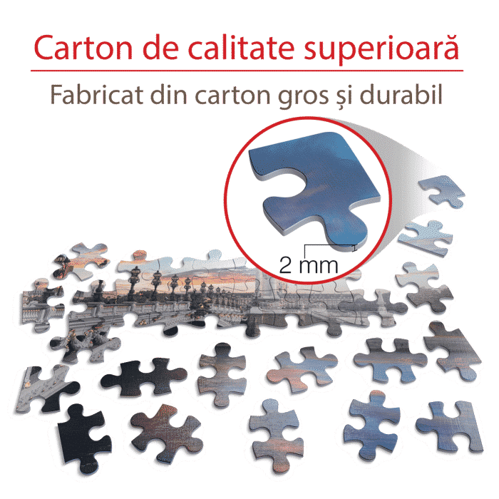 Puzzle adulți 1000 piese Peisaje de zi - Podul Alexandru al III-lea, Paris-35544