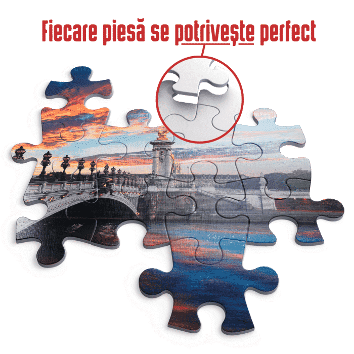 Puzzle adulți 1000 piese Peisaje de zi - Podul Alexandru al III-lea, Paris-35543