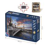 Puzzle adulți 1000 piese Peisaje de zi - Podul Alexandru al III-lea, Paris-0