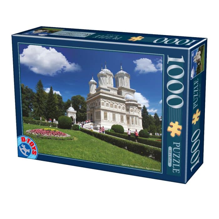 Puzzle 1000 piese - Imagini din România - Mănăstirea Curtea de Argeș -0