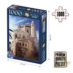 Puzzle adulți 1000 piese Locuri Celebre - Biserica Adormirea Maicii Domnului, Ierusalim-0