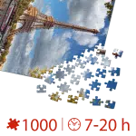 Puzzle adulți 1000 piese Locuri Celebre - Turnul Eiffel, Paris-35499