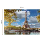 Puzzle adulți 1000 piese Locuri Celebre - Turnul Eiffel, Paris-35502