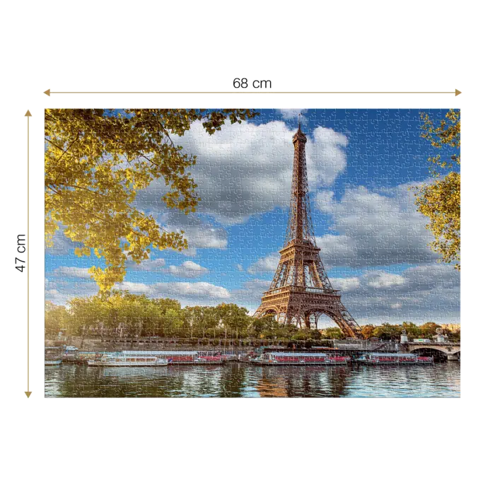 Puzzle adulți 1000 piese Locuri Celebre - Turnul Eiffel, Paris-35502