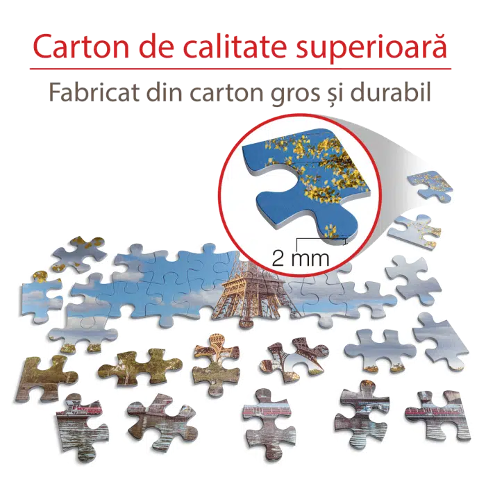 Puzzle adulți 1000 piese Locuri Celebre - Turnul Eiffel, Paris-35501