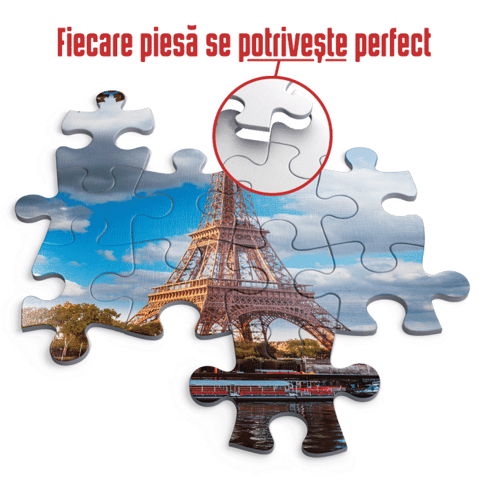 Puzzle adulți 1000 piese Locuri Celebre - Turnul Eiffel, Paris-35500