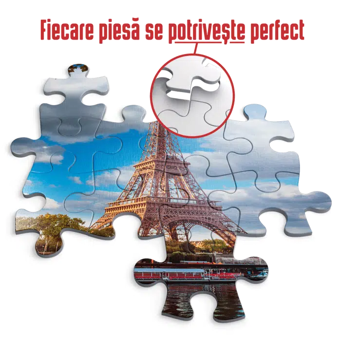 Puzzle adulți 1000 piese Locuri Celebre - Turnul Eiffel, Paris-35500