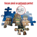 Puzzle adulți 1000 piese Peisaje de Noapte - Catedrala Sfântul Vasile din Moscova-35286