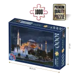 Puzzle adulți 1000 piese Peisaje de Noapte - Hagia Sophia, Turcia-0