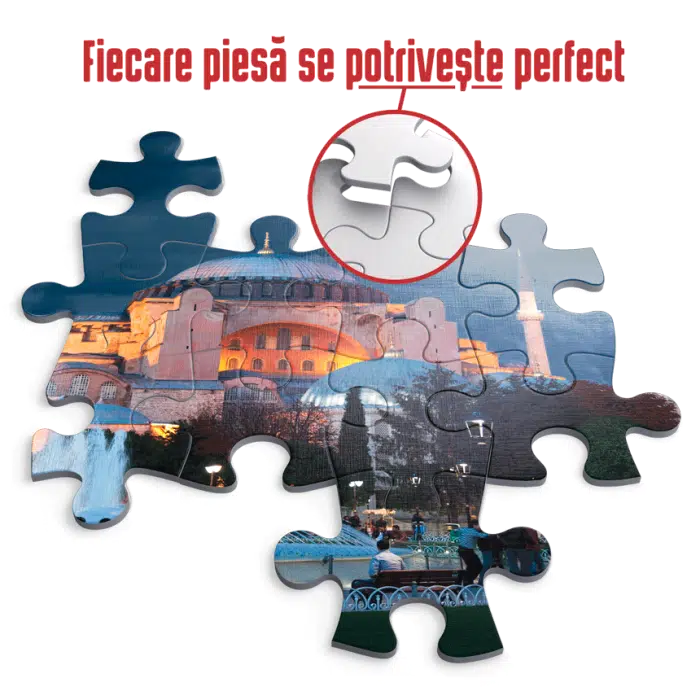 Puzzle adulți 1000 piese Peisaje de Noapte - Hagia Sophia, Turcia-35280