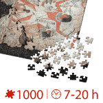 Puzzle adulți 1000 piese - Egiptul Antic - Nebamun hunting in the marshes-34770