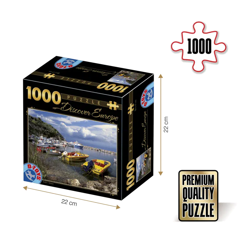 Puzzle adulți 1000 piese Discover Europe - Corfu -0