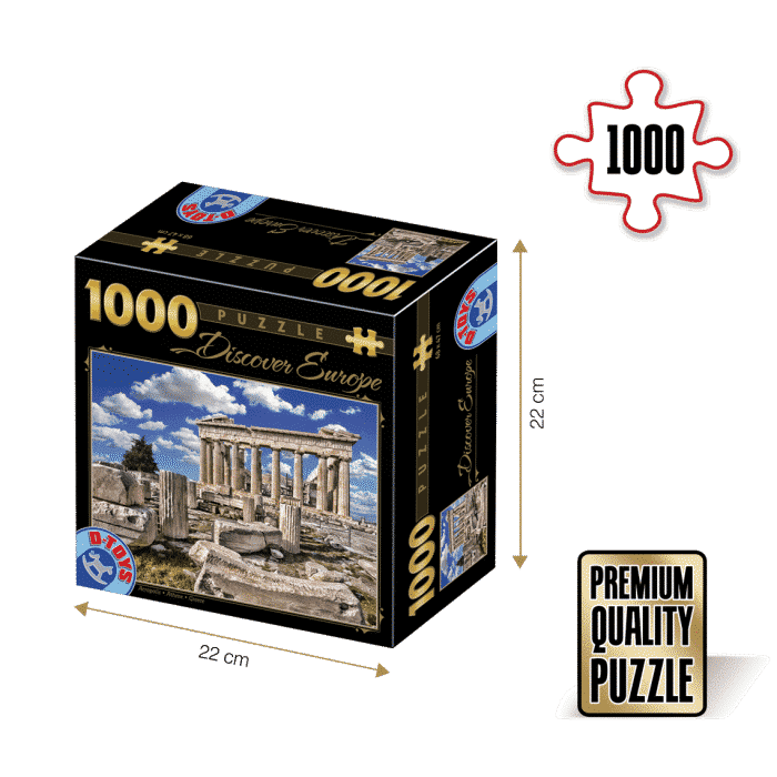 Puzzle adulți 1000 piese Discover Europe - Acropolis-0