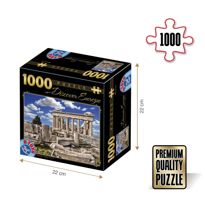 Puzzle adulți 1000 piese Discover Europe - Acropolis-0