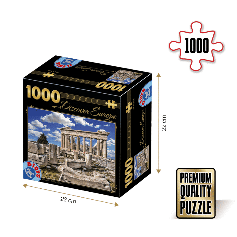 Puzzle adulți 1000 piese Discover Europe - Acropolis-0