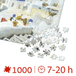 Puzzle adulți 1000 piese Discover Europe - Santorini-34431