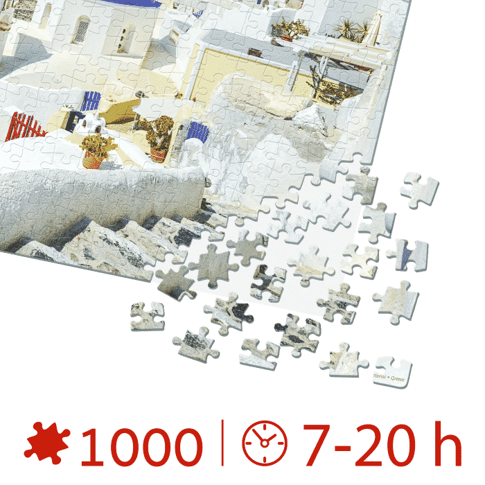 Puzzle adulți 1000 piese Discover Europe - Santorini-34431