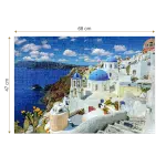 Puzzle adulți 1000 piese Discover Europe - Santorini-34434