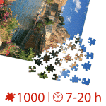 Puzzle adulți 1000 piese Discover Europe - Como, Italia-35351