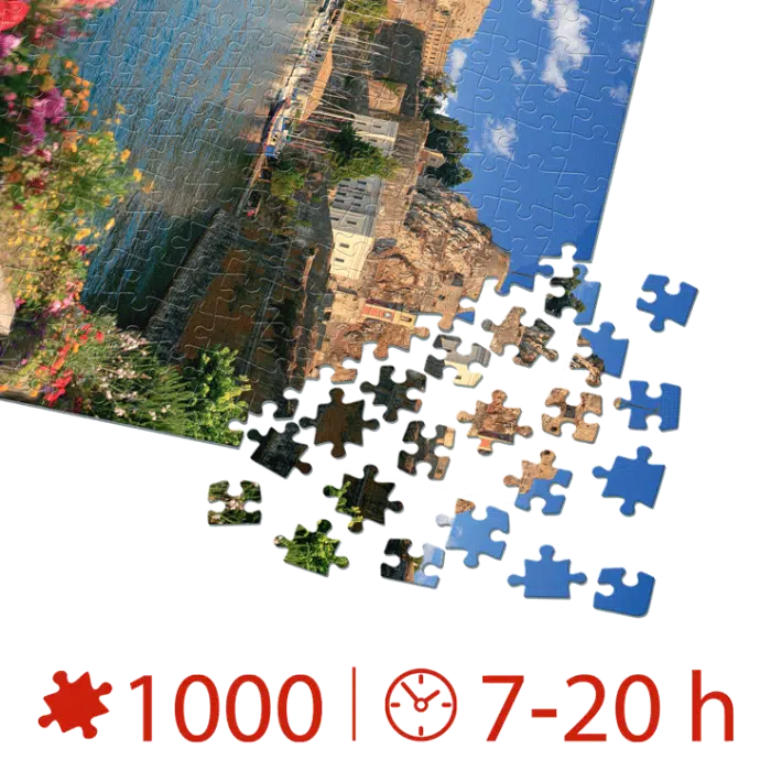 Puzzle adulți 1000 piese Discover Europe - Como, Italia-35351