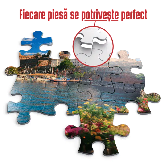 Puzzle adulți 1000 piese Discover Europe - Como, Italia-35352