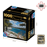 Puzzle adulți 1000 piese Discover Europe - Insula Corfu-0