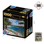 Puzzle adulți 1000 piese Discover Europe - Insula Corfu-0