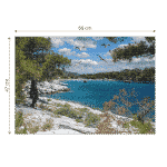 Puzzle adulți 1000 piese Discover Europe - Insula Corfu-35336