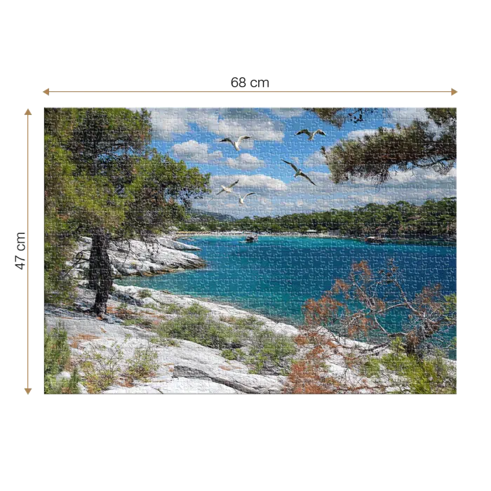 Puzzle adulți 1000 piese Discover Europe - Insula Corfu-35336