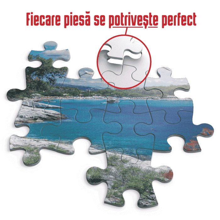 Puzzle adulți 1000 piese Discover Europe - Insula Corfu-35334