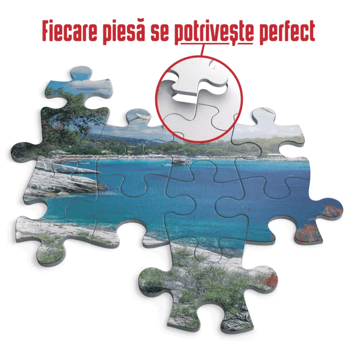 Puzzle adulți 1000 piese Discover Europe - Insula Corfu-35334