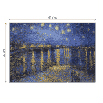 Puzzle adulti 1000 piese Vincent van Gogh - Starry Night Over the Rhone-34464