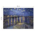 Puzzle adulti 1000 piese Vincent van Gogh - Starry Night Over the Rhone-34464