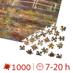 Puzzle adulti 1000 piese Claude Monet - The Japanese Bridge-34883