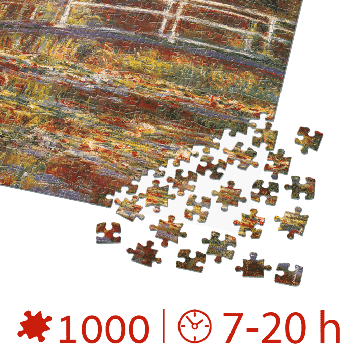 Puzzle adulti 1000 piese Claude Monet - The Japanese Bridge-34883