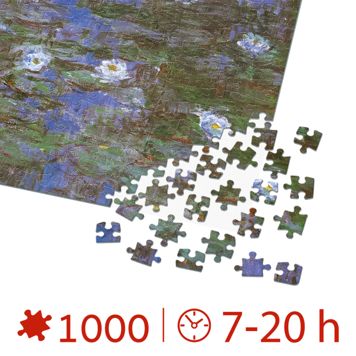 Puzzle adulti 1000 piese Claude Monet - Water Lilies/Nuferi-34661