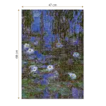 Puzzle adulti 1000 piese Claude Monet - Water Lilies/Nuferi-34664