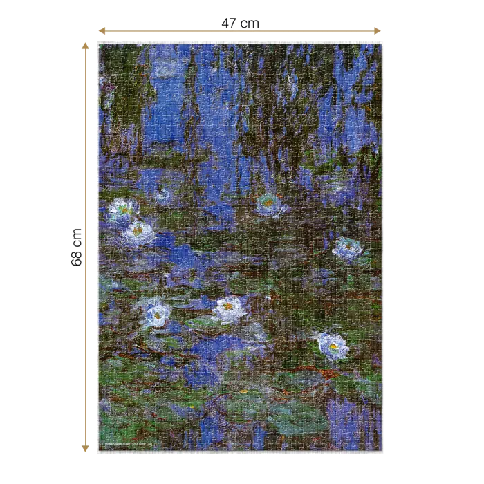 Puzzle adulti 1000 piese Claude Monet - Water Lilies/Nuferi-34664